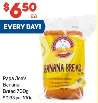 Foodland Papa Joe's Banana Bread 700g offer