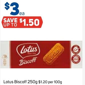 Foodland Lotus Biscoff 250g offer