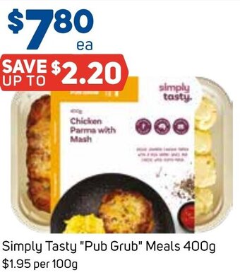 Foodland Simply Tasty "Pub Grub" Meals 400g offer