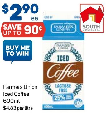 Foodland Farmers Union Iced Coffee 600ml offer