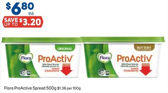 Foodland Flora ProActive Spread 500g offer