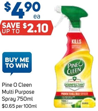 Foodland Pine O Cleen Multi Purpose Spray 750ml offer