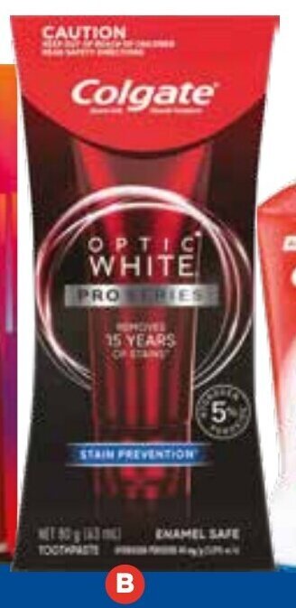 Foodland B. Colgate Optic White Pro Series Fresh Toothpaste 80g offer