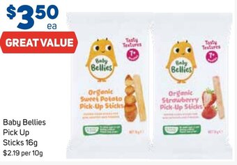 Foodland Baby Bellies Pick Up Sticks 16g offer
