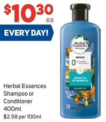 Foodland Herbal Essences Shampoo or Conditioner 400ml offer
