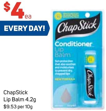 Foodland ChapStick Lip Balm 4.2g offer