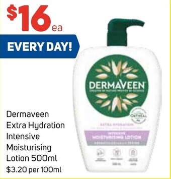 Foodland Dermaveen Extra Hydration Intensive Moisturising Lotion 500ml offer