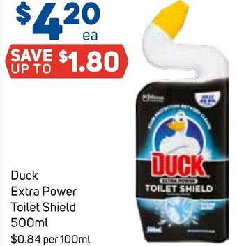 Foodland Duck Extra Power Toilet Shield 500ml offer