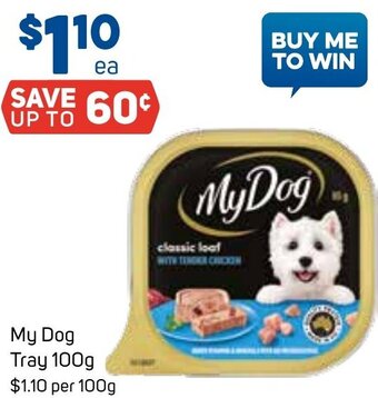 Foodland My Dog Tray 100g offer