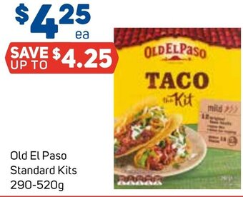 Foodland Old El Paso Standard Kits 290-520g offer