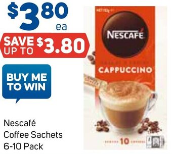 Foodland Nescafé Coffee Sachets 6-10 Pack offer