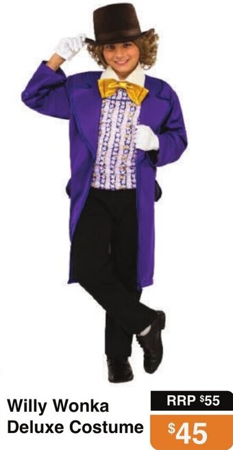 Willy Wonka Deluxe Costume