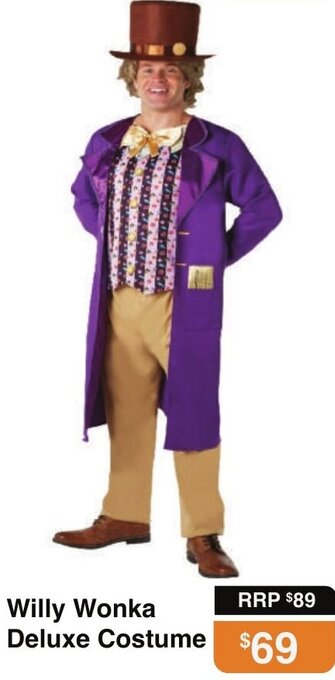 Willy Wonka Deluxe Costume