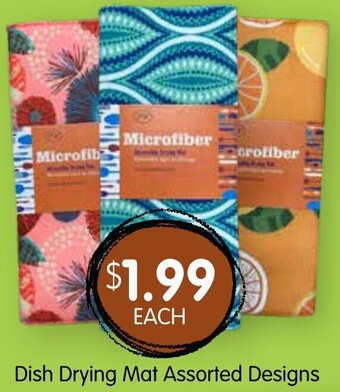 Spudshed Dish Drying Mat Assorted Designs offer