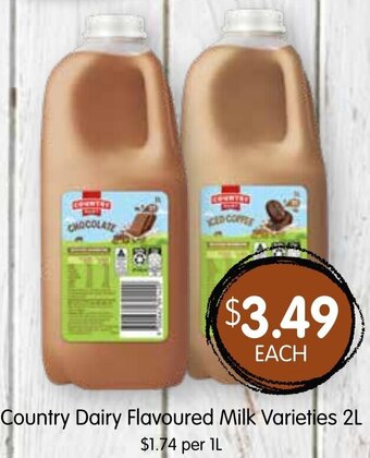 Spudshed Country Dairy Flavoured Milk Varieties 2L offer