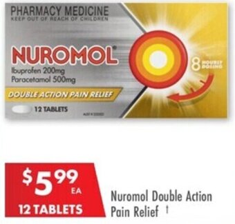 Pharmacy4Less Nuromol Double Action Pain Relief offer