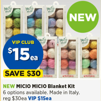 Spotlight NEW MICIO MICIO Blanket Kit offer