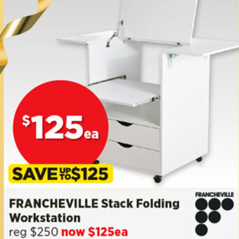 Spotlight FRANCHEVILLE Stack Folding Workstation offer