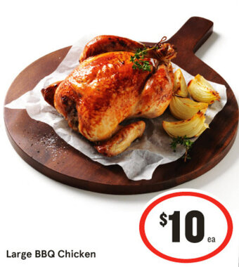 IGA Large BBQ Chicken offer