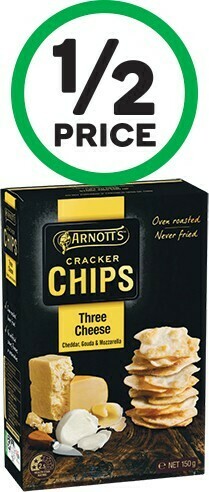 Woolworths Arnott’s Cracker Chips 150g offer