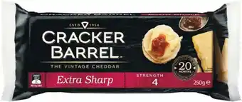 Woolworths Cracker Barrel Block or Slices 250g offer