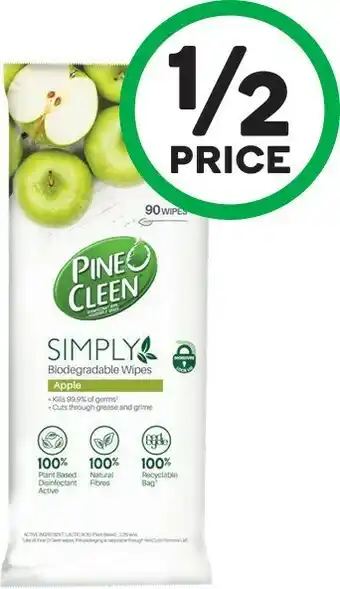 Woolworths Pine O Cleen Simply Wipes Pk 90 offer