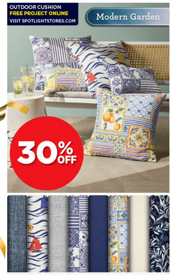 Spotlight ALL Outdoor Fabrics offer