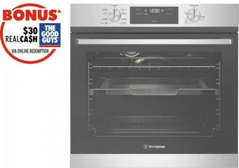 The Good Guys Westinghouse 60cm Electric Oven - Stainless Steel offer