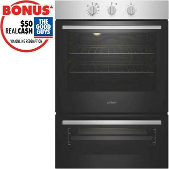 The Good Guys Chef 60cm Multifunction Oven - Stainless Steel offer