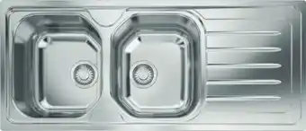 The Good Guys Franke Ondaline Double Bowl Right Hand Drainer Sink offer