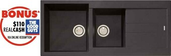 The Good Guys Oliveri Santorini Sink Pack offer