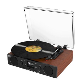 BIG W Jvc rechargeable turntable audio system offer