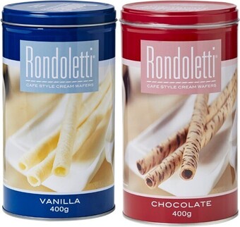 Rondoletti cream wafers 400g