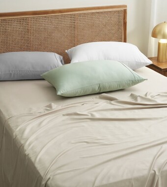 BIG W Tontine bamboo viscose/cotton sheet set - queen offer