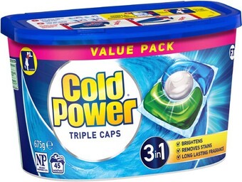 BIG W Cold power 45-pack laundry detergent capsules offer