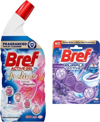 BIG W Bref toilet gel 600ml-700ml or rim cleaner 50g offer
