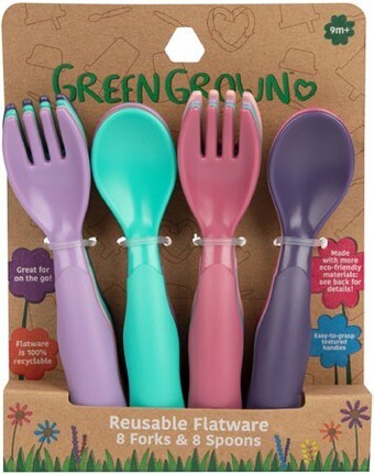 BIG W Green grown 16-pack toddler flatware offer