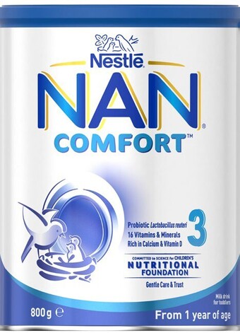 BIG W Nestlé nan comfort 3 milk drink 800g^ offer