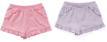 BIG W Dymples jersey shorts containing organically grown cotton offer