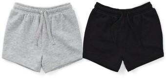 BIG W Dymples french terry shorts containing organically grown cotton offer