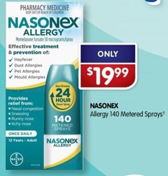 NASONEX Allergy 140 Metered Sprays