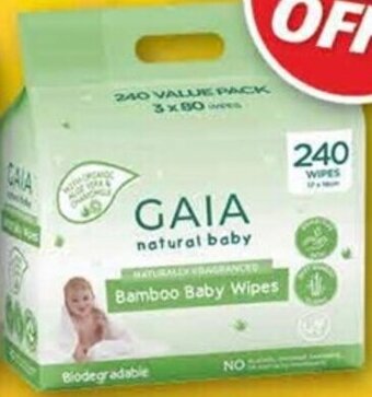 Cincotta Chemist Bamboo Baby Wipes 240 Pack offer