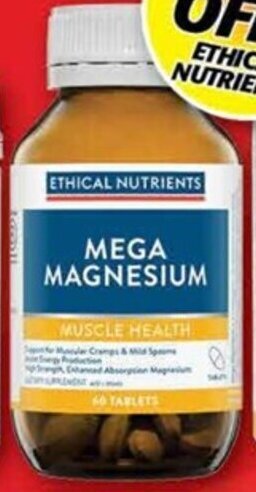 Cincotta Chemist Mega Magnesium 60 Tablets offer