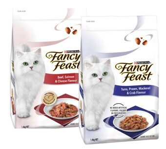BIG W Fancy feast dry cat food varieties 1.4kg offer
