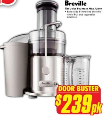 The Good Guys Breville The Juice Fountain Max Juicer offer