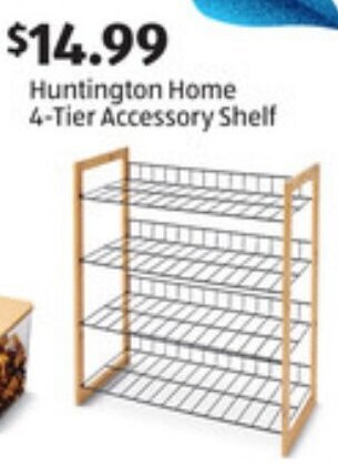 ALDI Huntington Home 4-Tier Accessory Shelf offer