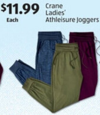 ALDI Crane Ladies' Athleisure Joggers offer