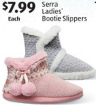 Serra Ladies' Bootie Slippers