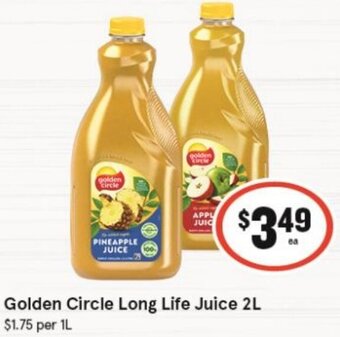 IGA Golden Circle Long Life Juice 2L offer