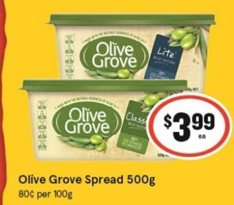IGA Olive Grove Spread 500g offer
